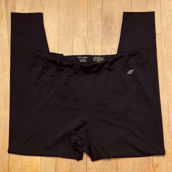 💫4/30 NORDIC TRACK Black 7/8 Length Leggings - Picture 3 of 7